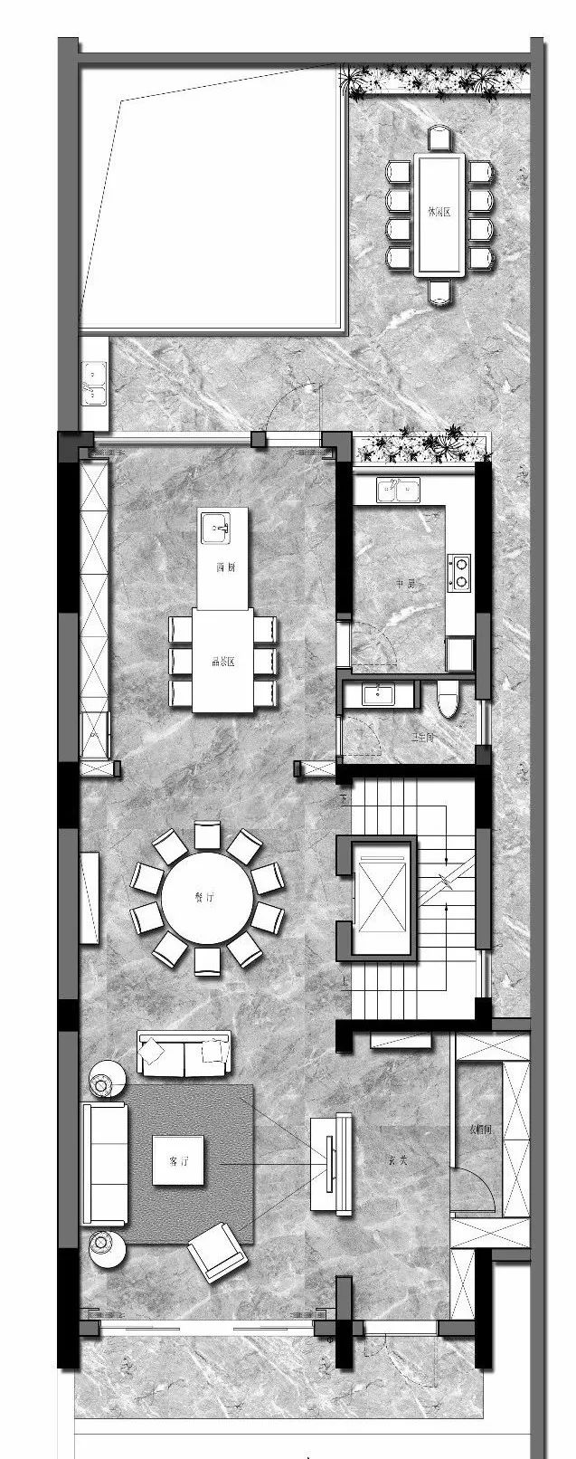 苏州晋府 500m²现代中式私宅设计-40