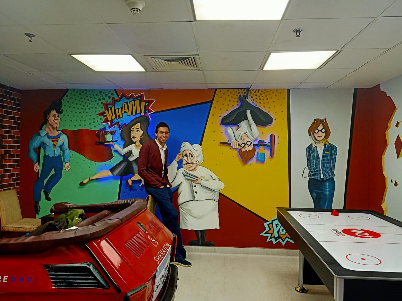 staff's break room Sheraton Cairo Hotel and Casino-23