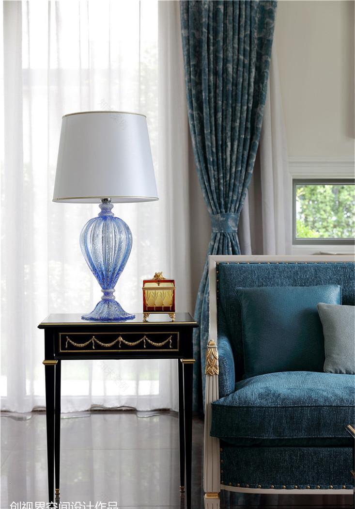 御墅蓝调空间 | 现代简约与古典仪式感的完美融合-8