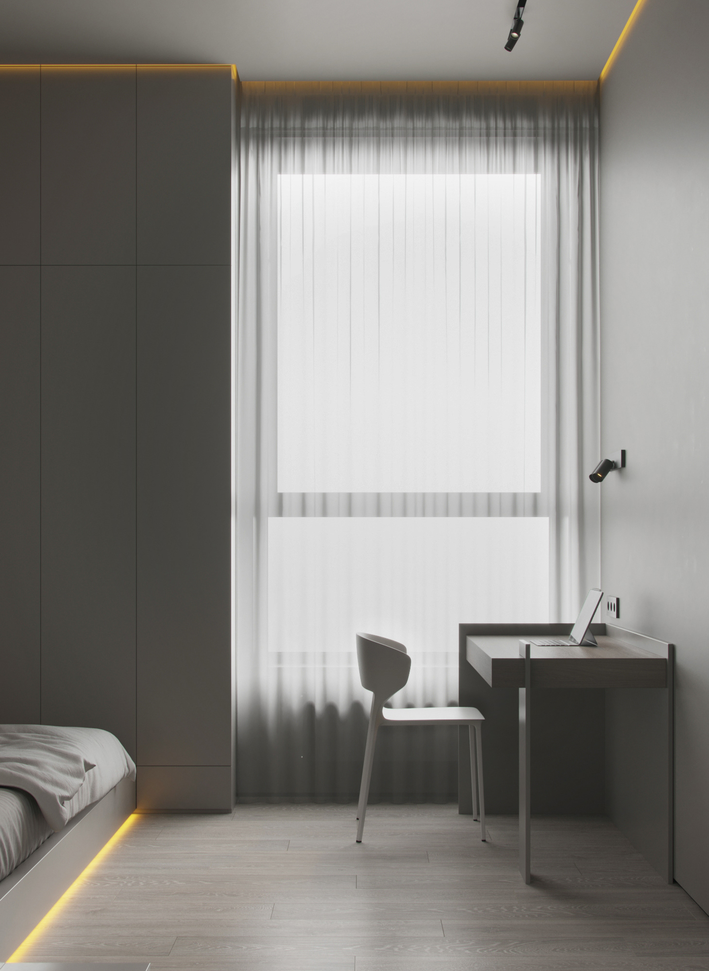 81平 现代简约小空间设计-16