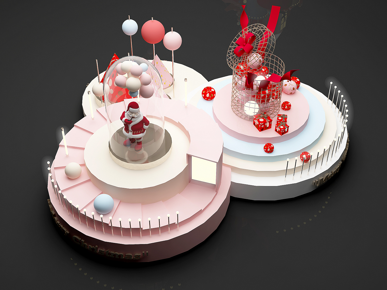 “有你的圣诞节”|空间|展陈设计|渡非_原创作品-11