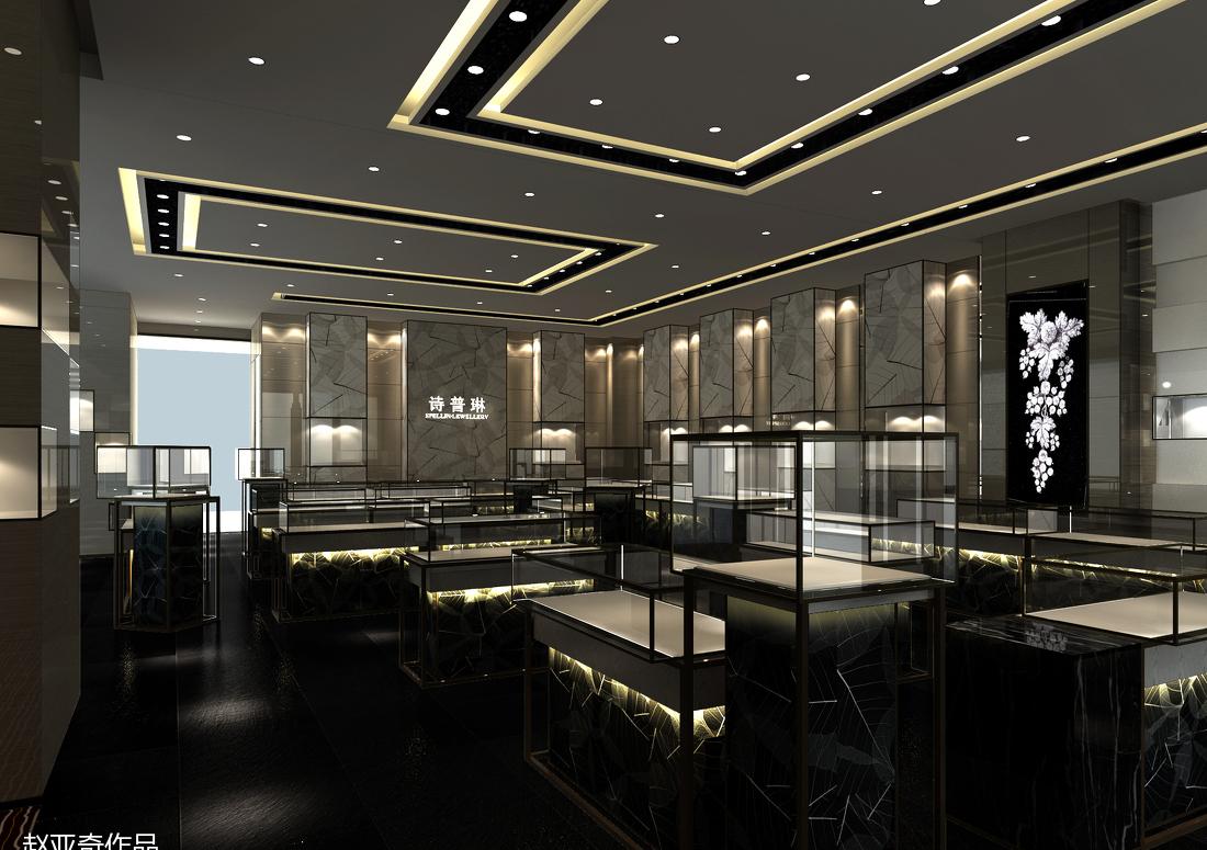 北京珠宝专卖店奢华设计展现-14