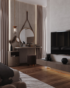 master bedroom + dressing room