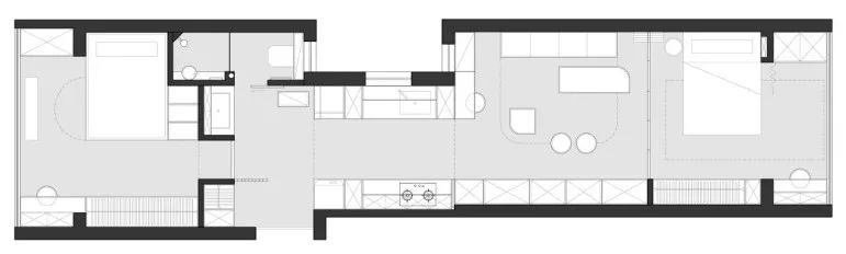 上海59㎡老破小改造丨中国上海丨恒田设计-15