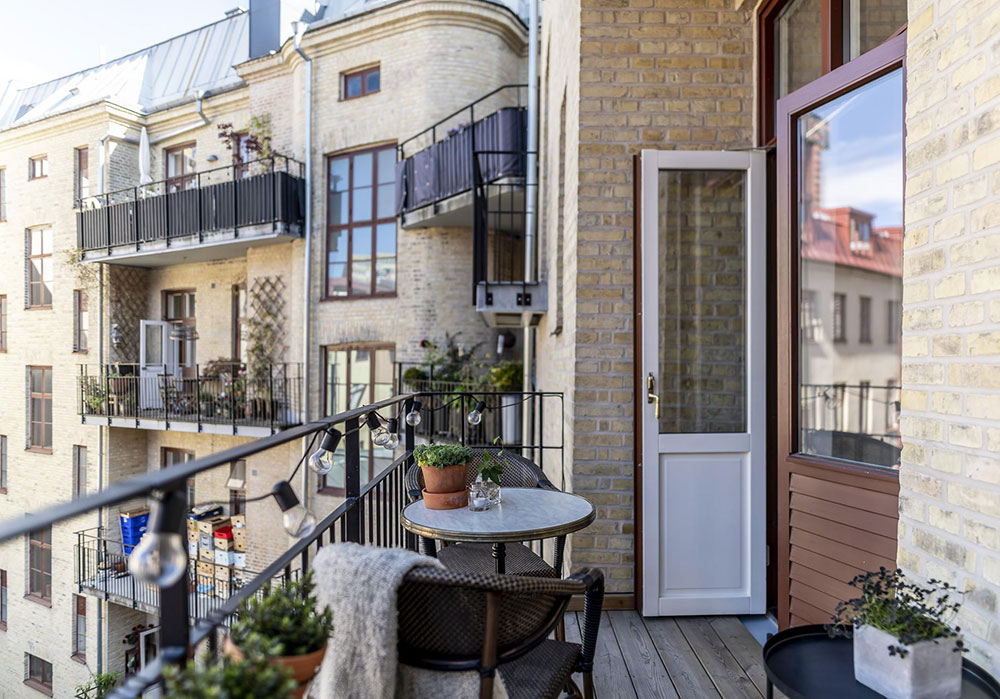 哥德堡 92 平米简约公寓，蓝调卧室引人入胜-18