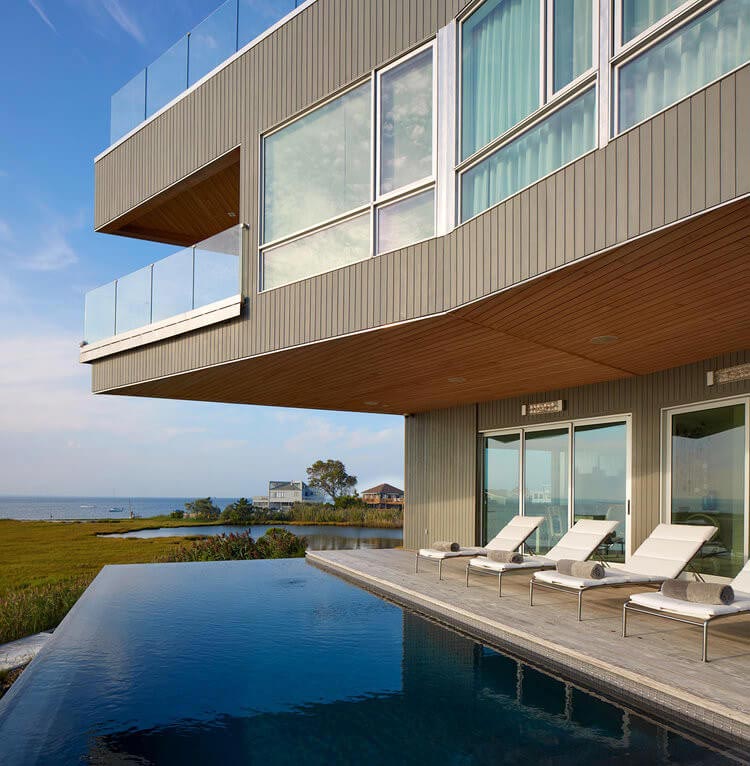 Long Beach Island home had a full modernist makeover to take advantage of stunning views   CAANdesign  Architecture and home design blog-5