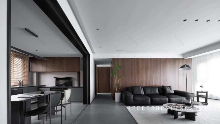 都会 1907 意式灰咖质感闲雅风致设计丨中国合肥丨深零设计-12