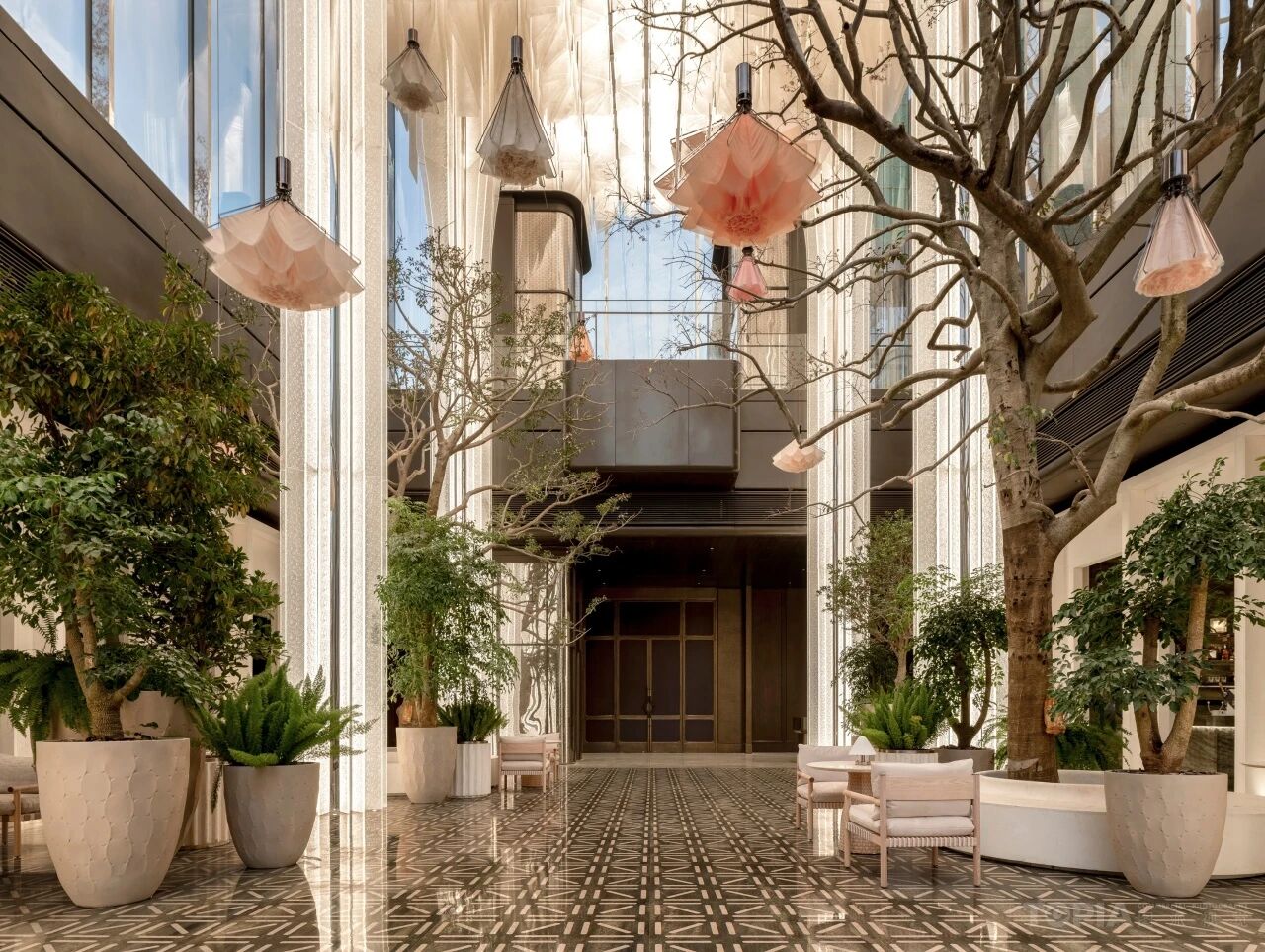 新作 DIA —— 写意山水 · 落日熔金「北京·华润置地 臻澐四季花厅 Urban luxury natural art」丨中国北京丨GAD吴轩-37