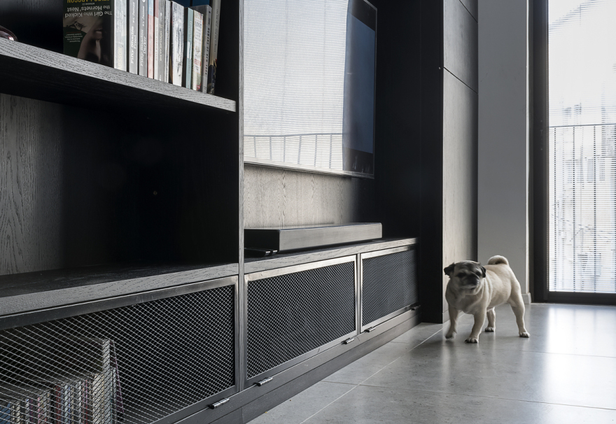 特拉维夫 44 平米公寓,深色设计诠释小空间魅力-72