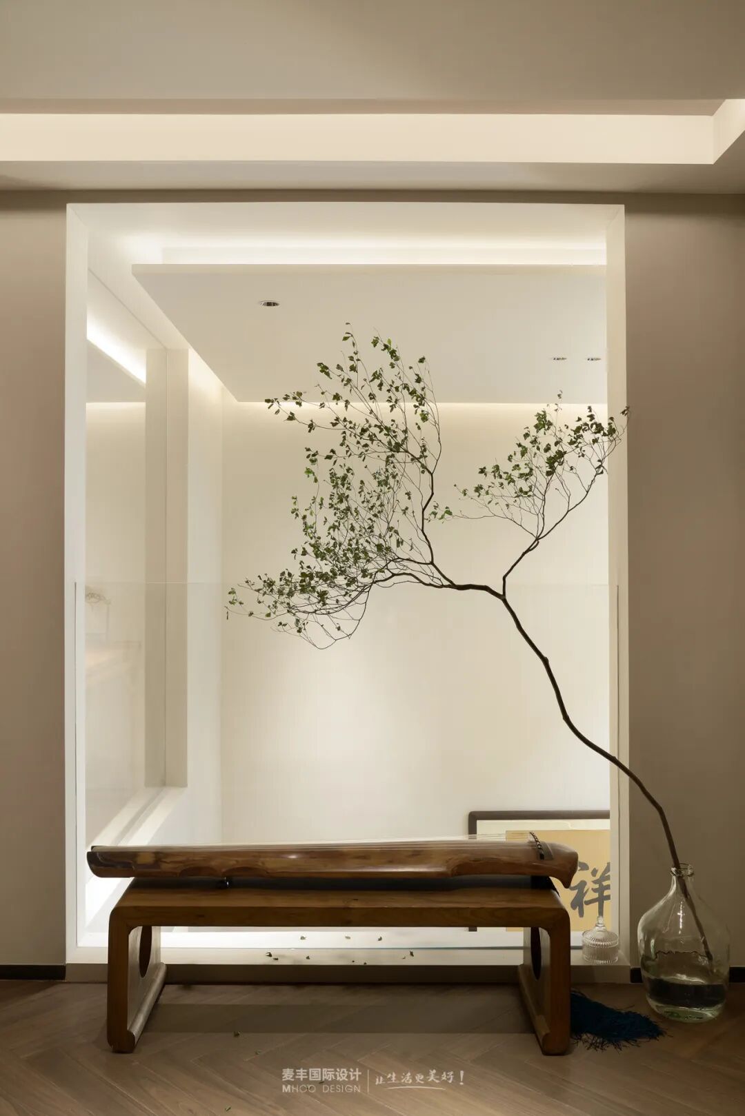 MHOO|珊瑚世纪300m²现代禅意：光影流转逸趣生-21