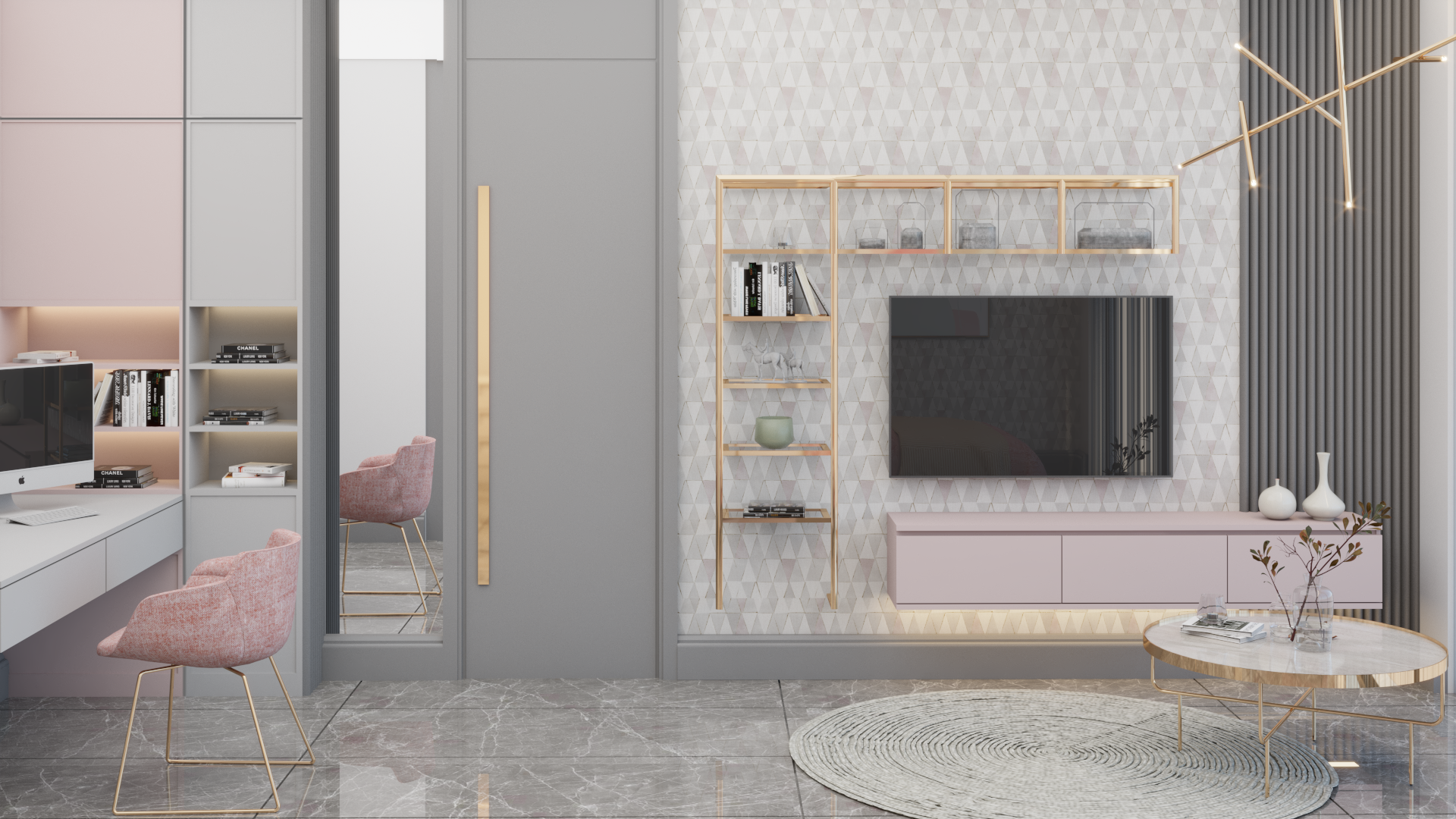 粉色儿童房间丨土耳其-4