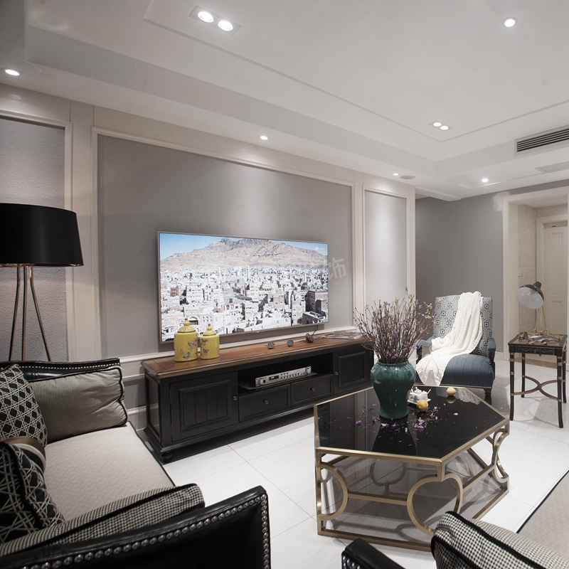 渝北 140 平米现代法式洋房装修完工效果-9