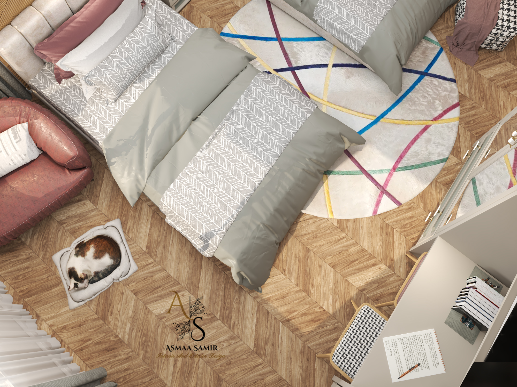 ＭＯＤＥＲＮ ＤＯＵＢＬＥ ＢＥＤＲＯＯＭ MODLE 2-9