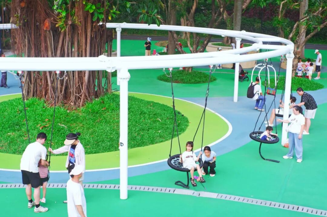 深圳城市记忆洪湖公园：荷塘月色主题儿童乐园丨龙祥康体设计施工整体案例-57