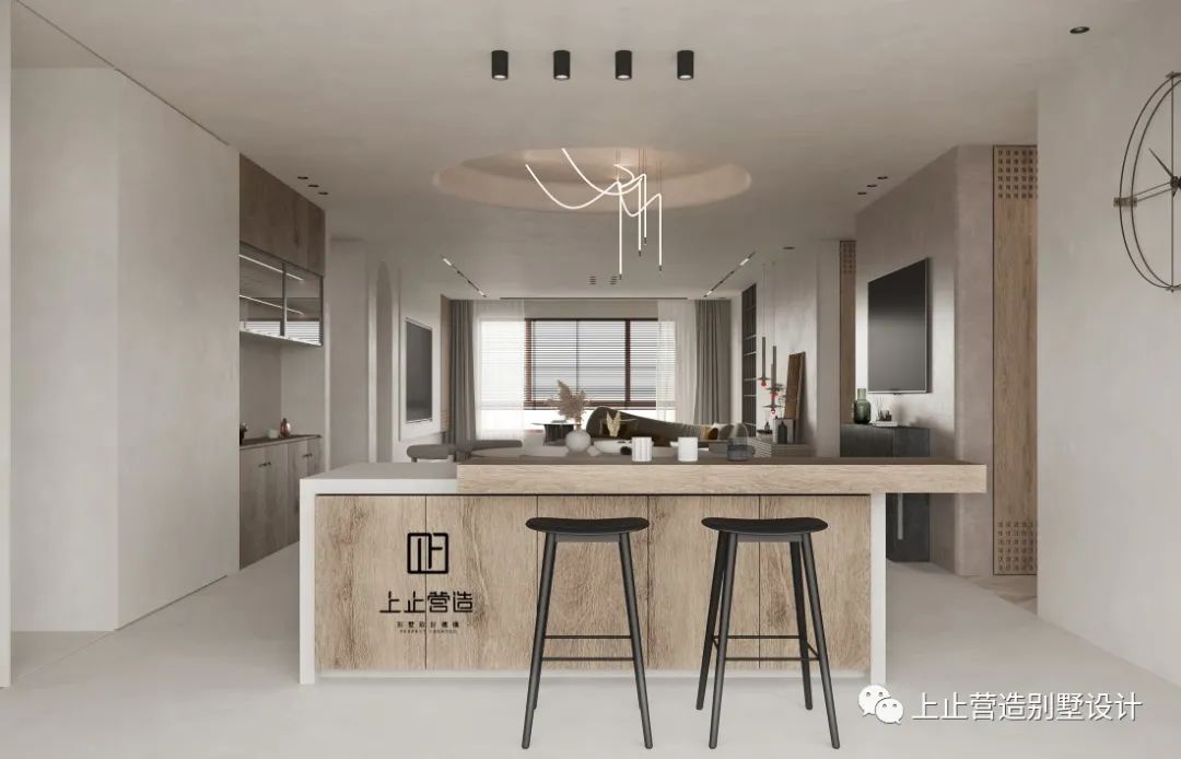 龙首壹号院侘寂风本真住宅设计丨上止营造别墅设计-24