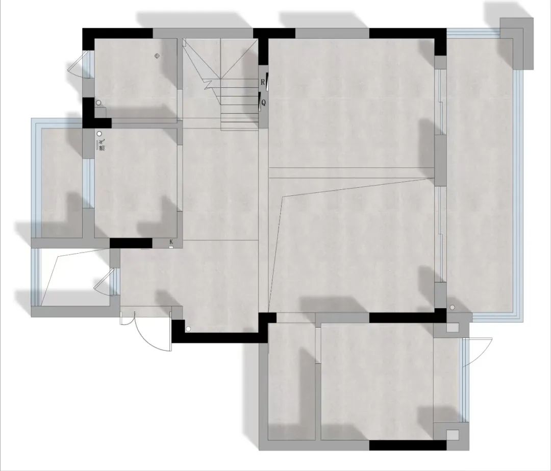 160㎡现代法式养老宅丨飞墨设计组-11