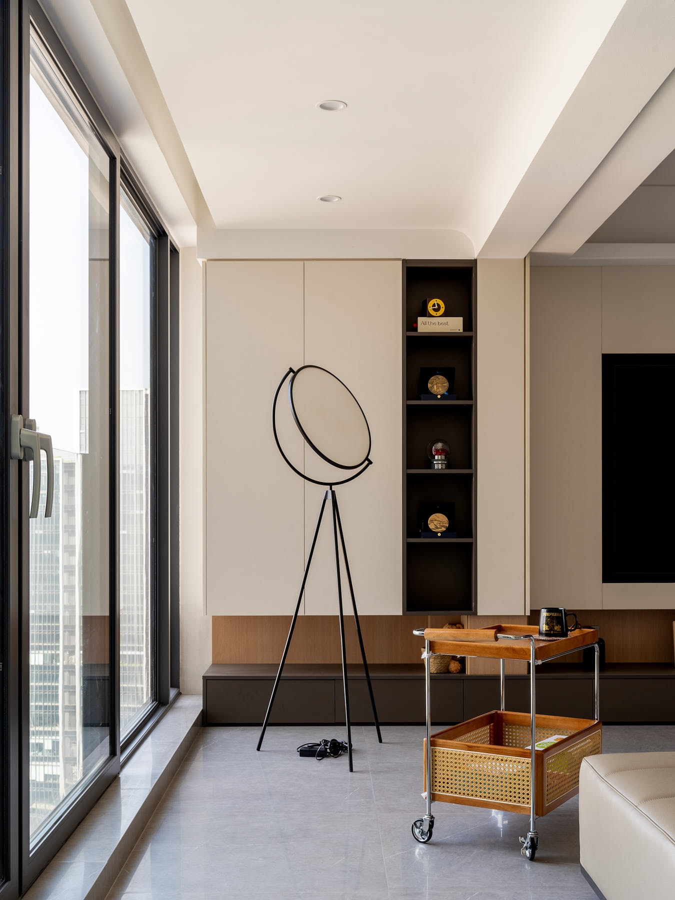 120㎡客餐阳一体化通透动线，藏在极简背后的生活讲究-40