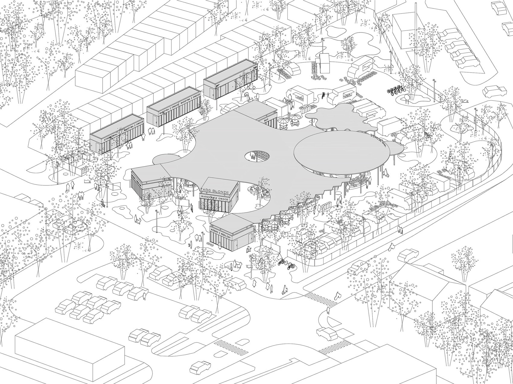 Targ Blonie集市 | 波兰 Aleksandra Wasilkowska Architectural Studio-50