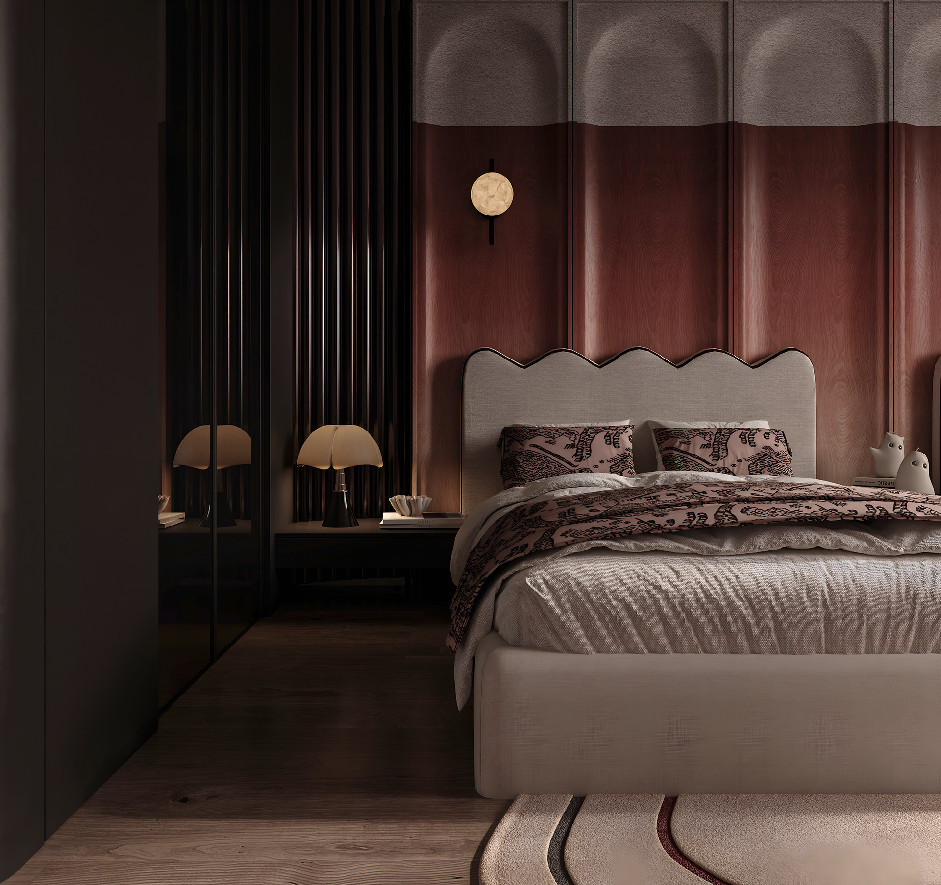 Modern Teenagers Bedroom Design | 3D Visualization-7