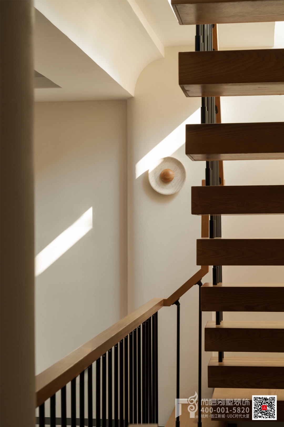 500㎡富春壹号院|木影流光·自然叙事的现代“剪影”别墅-41