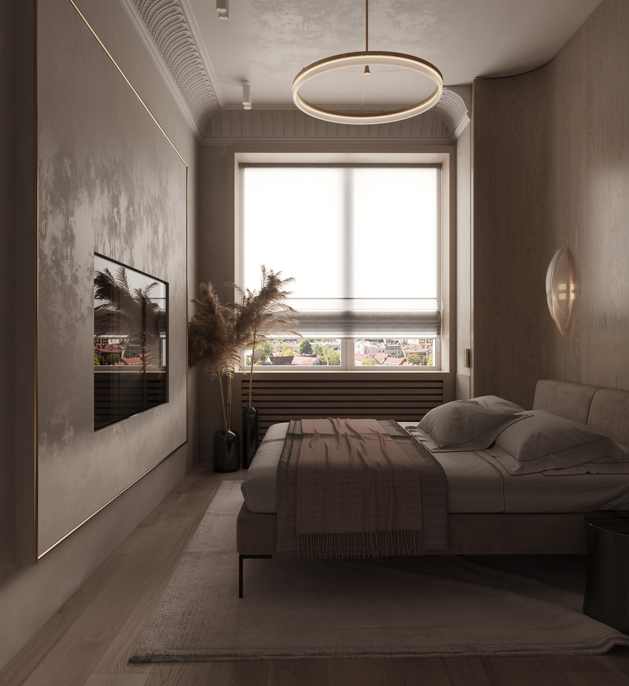 米色 D·1809 公寓丨fred_render-4