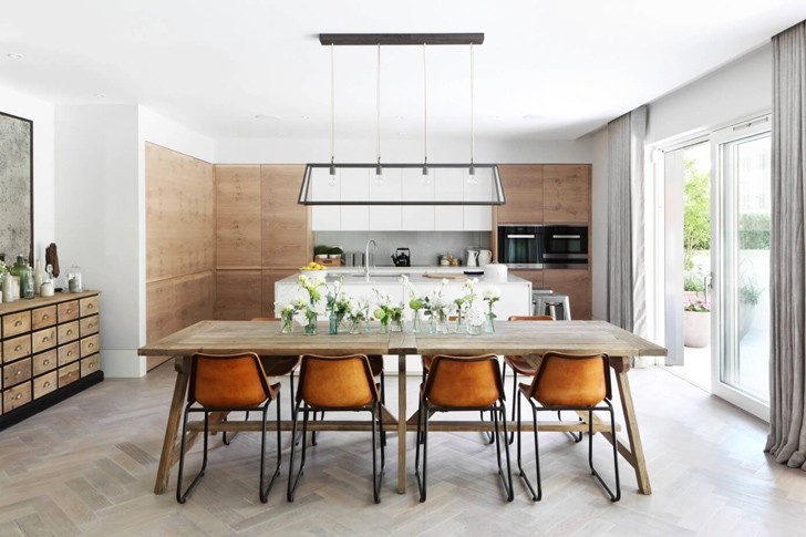 伦敦公寓的自然色彩内饰设计-5