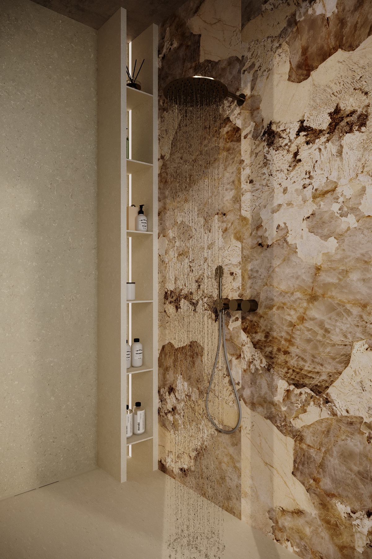 Shower room in the master bedroom 15.6 m2-2