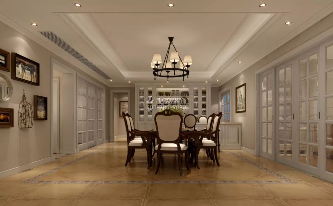 居众案例 | 350㎡现代美式，优雅舒适大气！-13