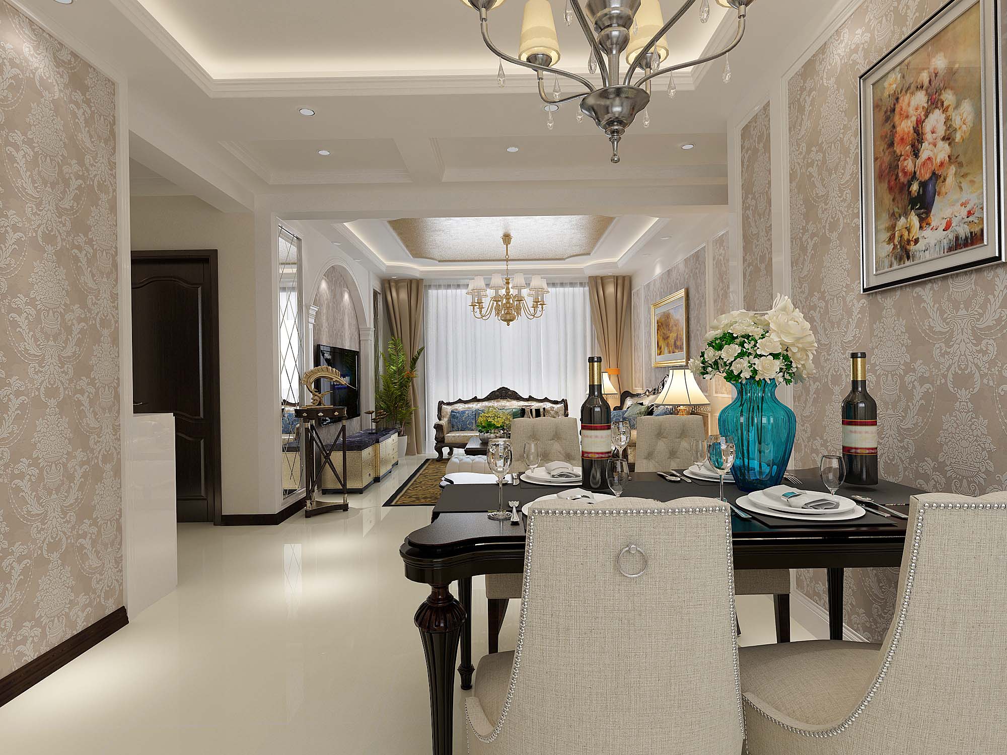 张店君临天下130平方欧式-6