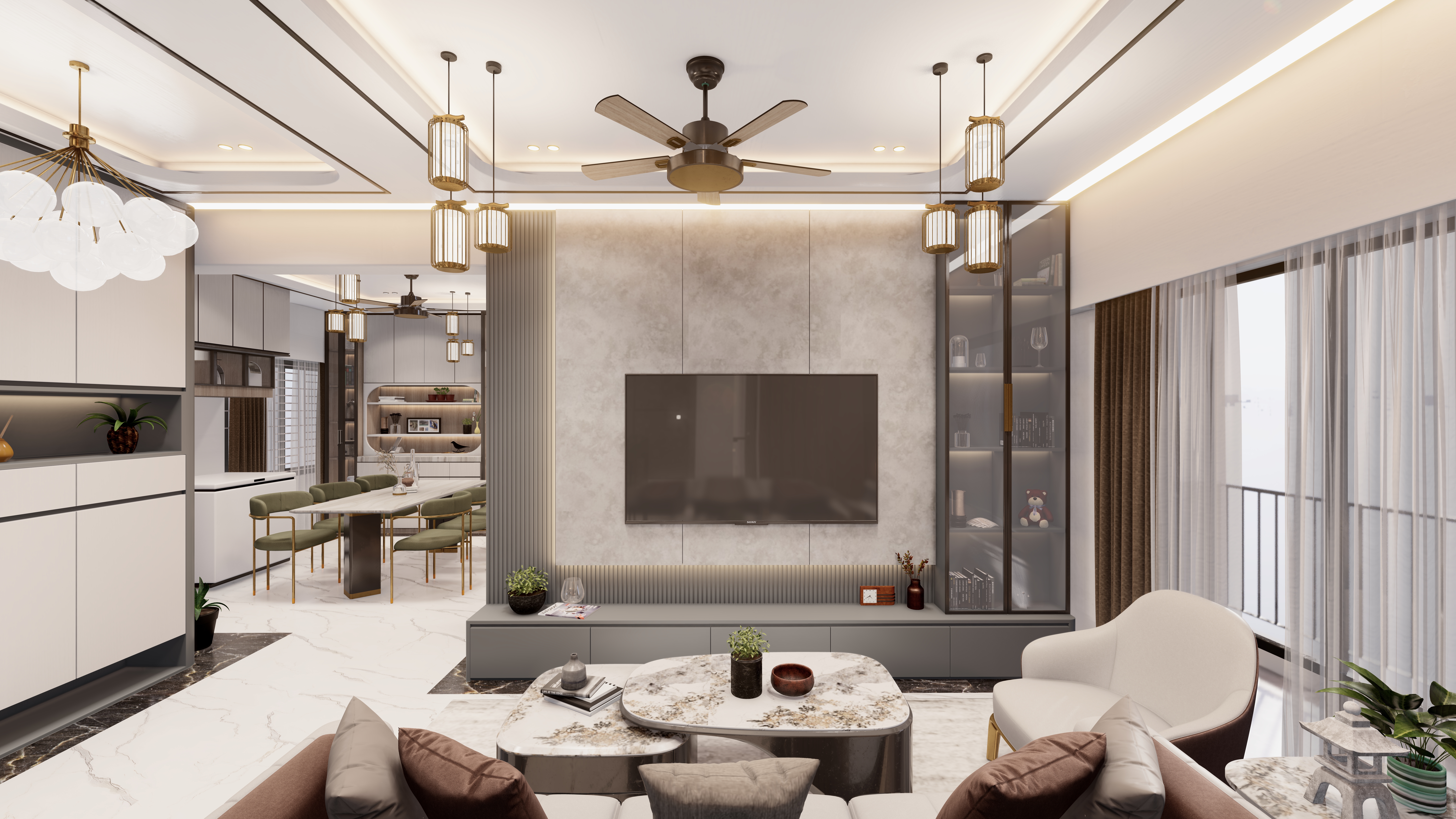 Mr· Forhad的3D室内可视化项目丨孟加拉国-0