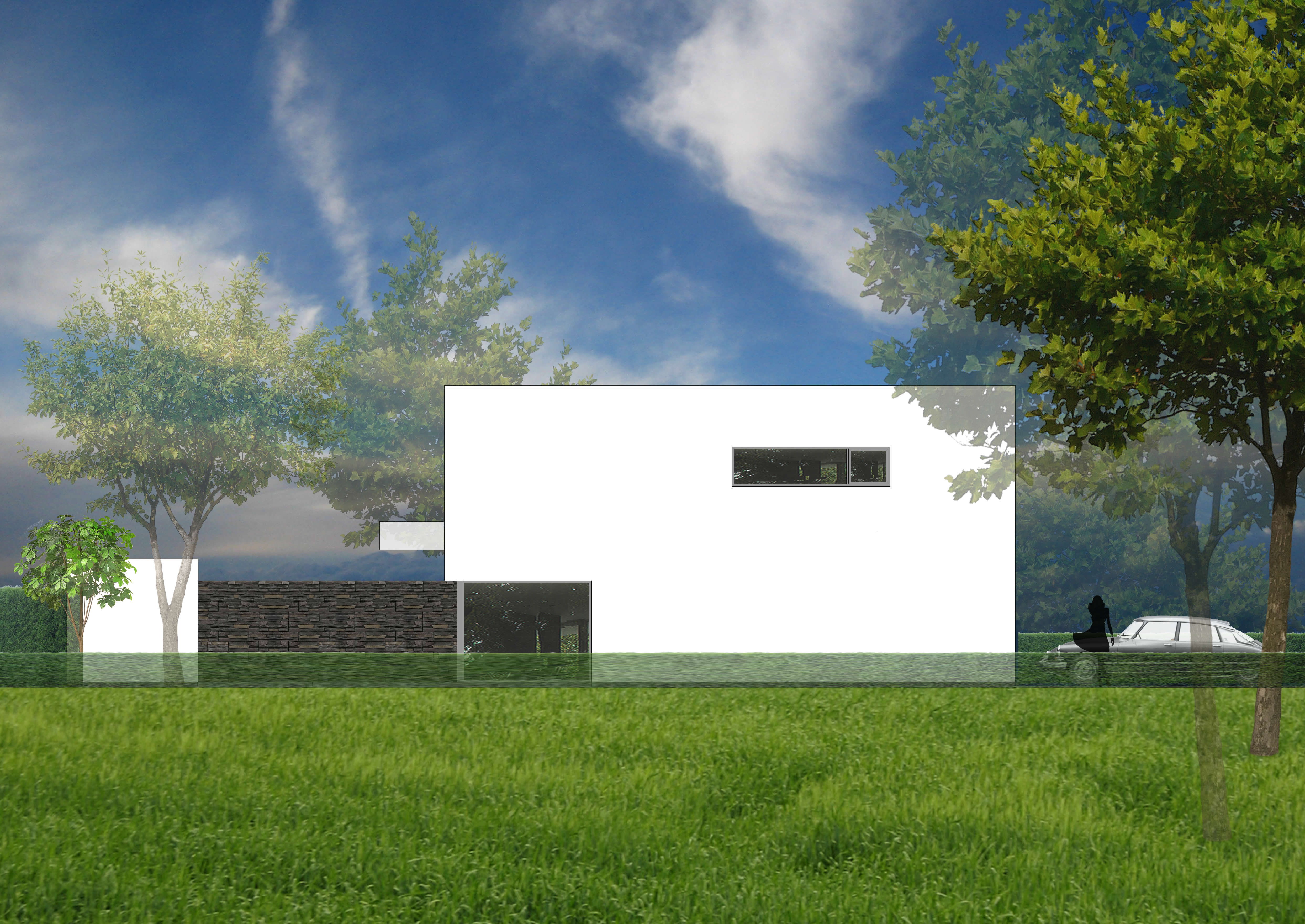 荷兰森林边缘的 N-House 别墅,极简设计与自然环境的完美融合-36