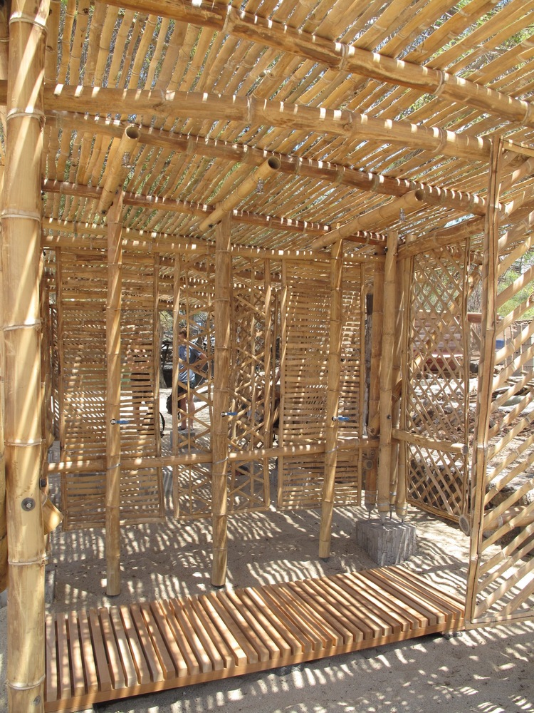 Ecuador 海滩竹制遮阳棚 设计巧妙融合本土特色-34