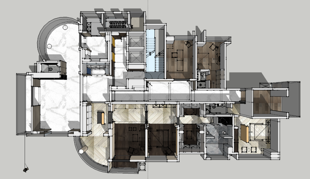 现代港式金融之家 | 500㎡的精致与低调-23
