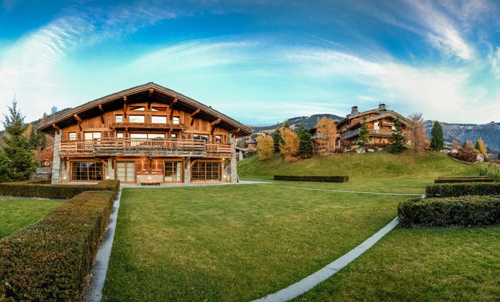 法国阿尔卑斯山豪华小木屋设计-1