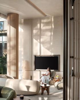 首发  玉堂芝兰 岭南雅韵一1148㎡『龙湖亚伦』现代栖居美学售楼中心丨TRD设计