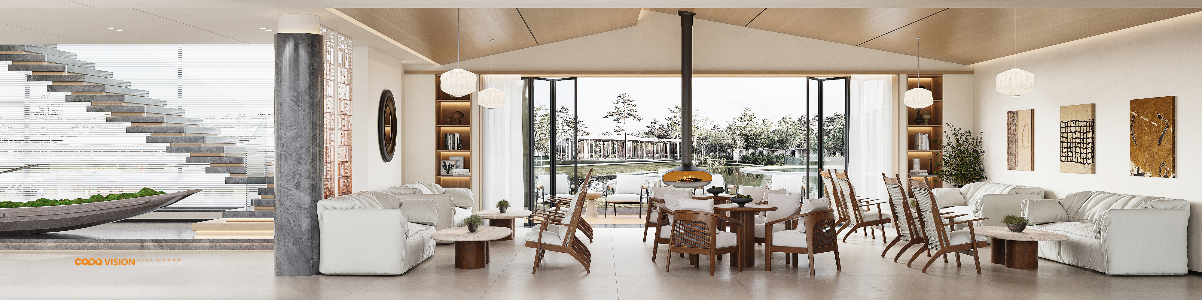 2022 年中下旬工装效果图表现作品丨靠背视觉-3