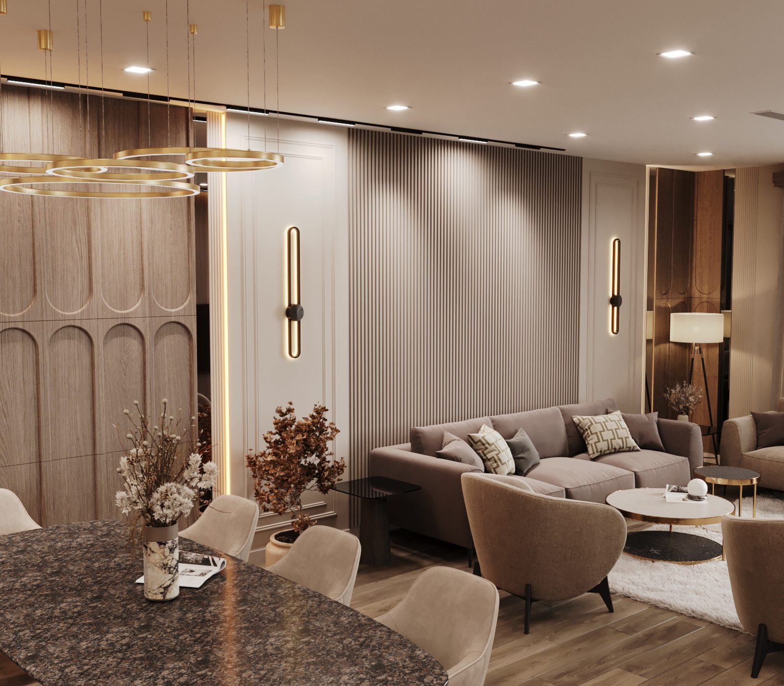 400平方米的房屋室内设计丨亚美尼亚丨Design_14-28