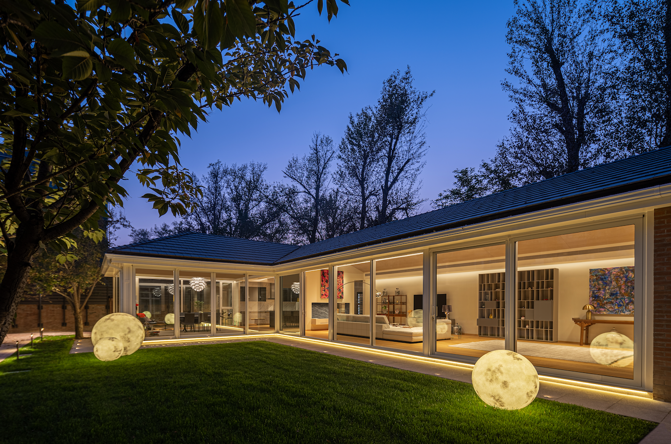 北京晴翠园别墅设计丨中国北京丨合智营造空间设计-0