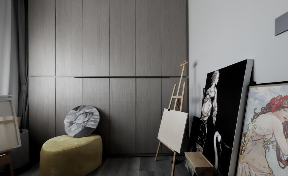 高级灰演绎北欧风,打造超级收纳空间-86