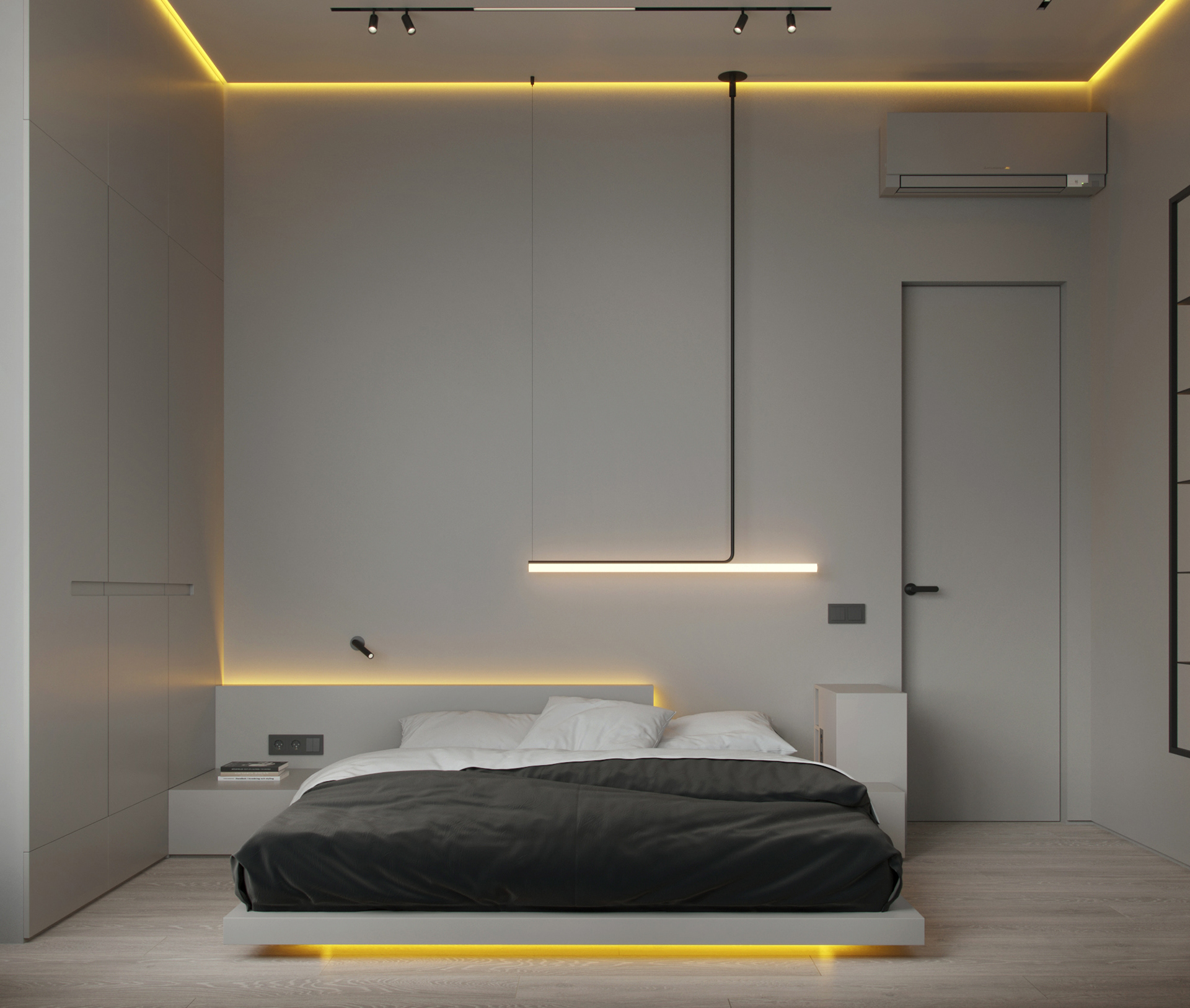 81平 现代简约小空间设计-19