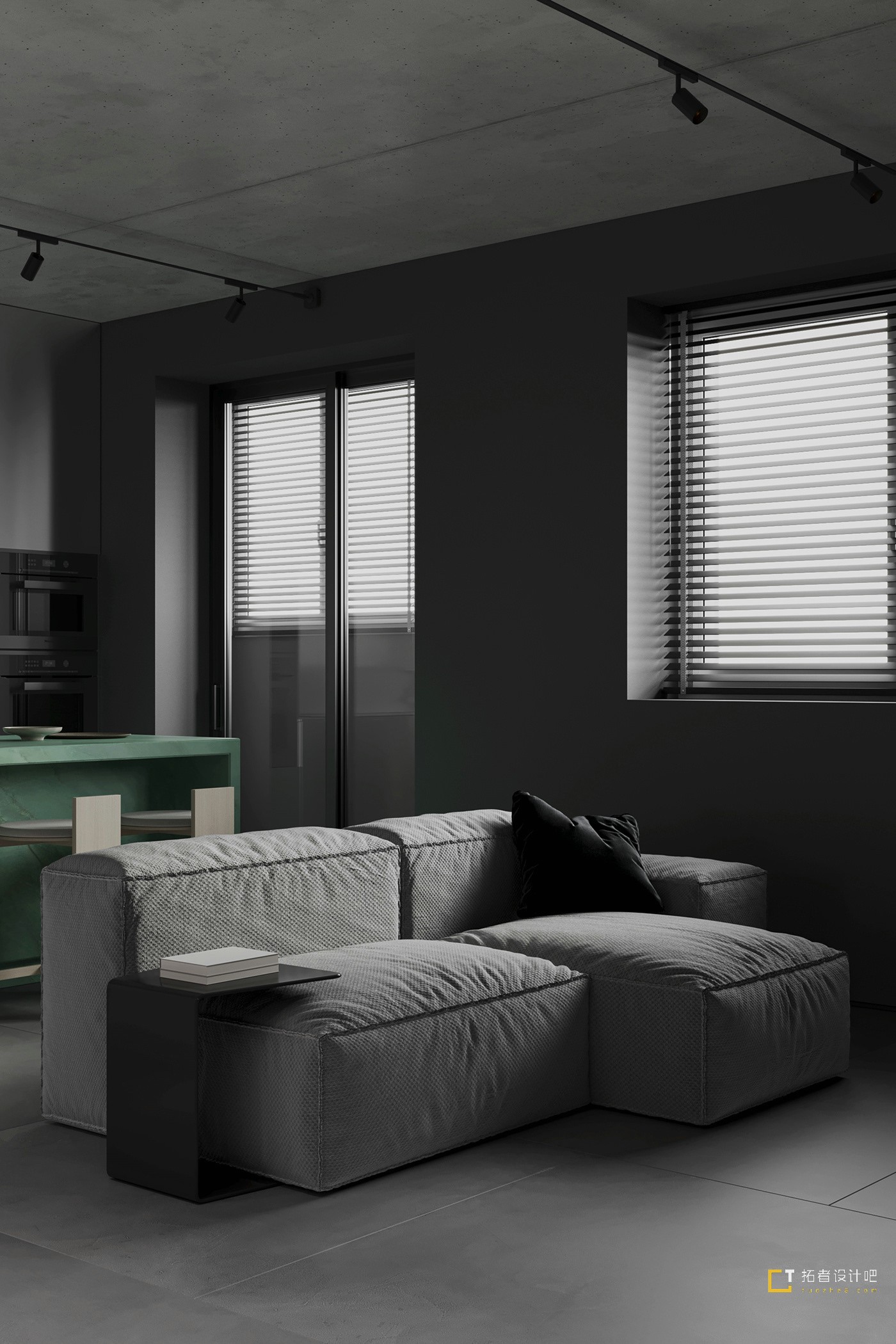 高级感黑灰空间 满满的高级感！-3