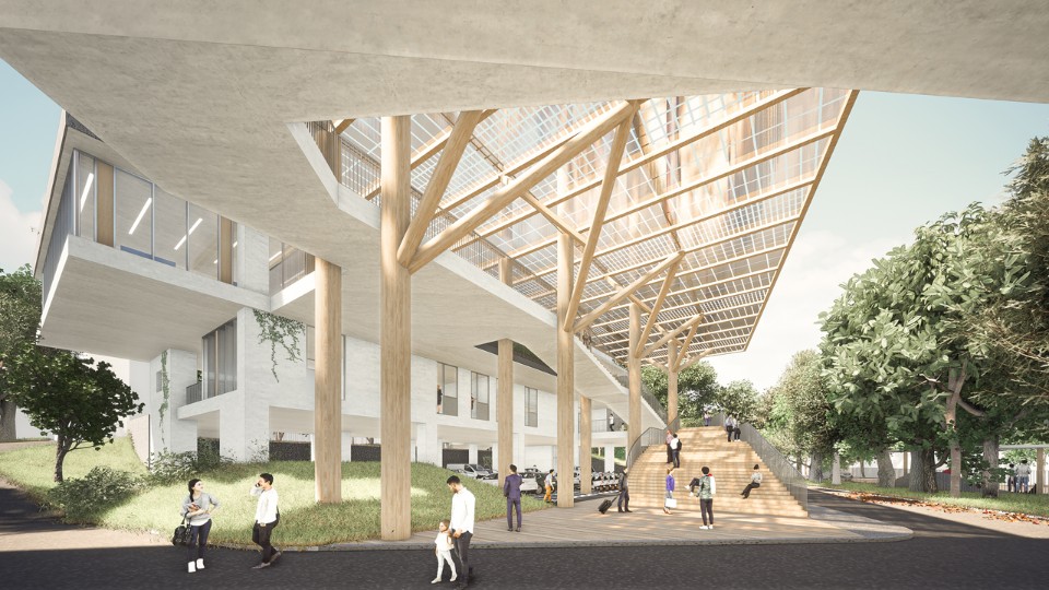 光電森林,台電訓練所所本部綜合大樓競圖提案丨陳章安建築師事務所-43