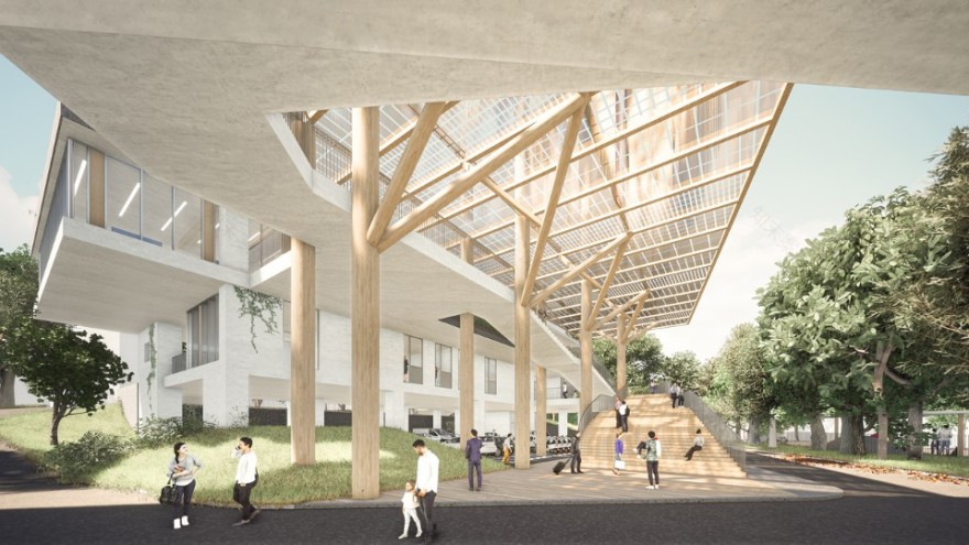 光電森林,台電訓練所所本部綜合大樓競圖提案丨陳章安建築師事務所-43