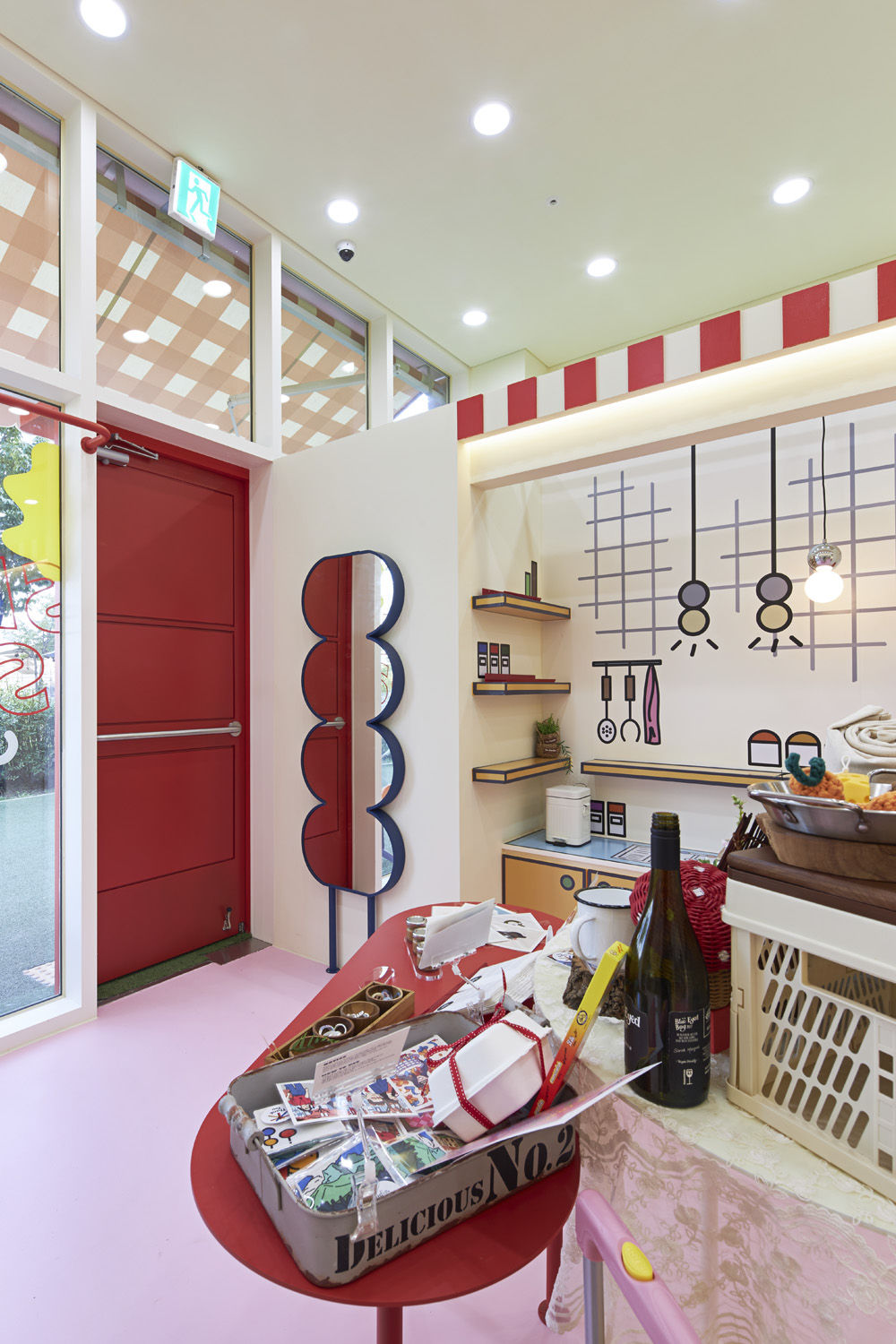 甜蜜四季 | 28 平糖果色甜品店设计-15