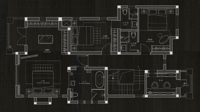 黑白灰的魅影之家 · 爵世名邸的现代艺术设计丨亚町设计-17