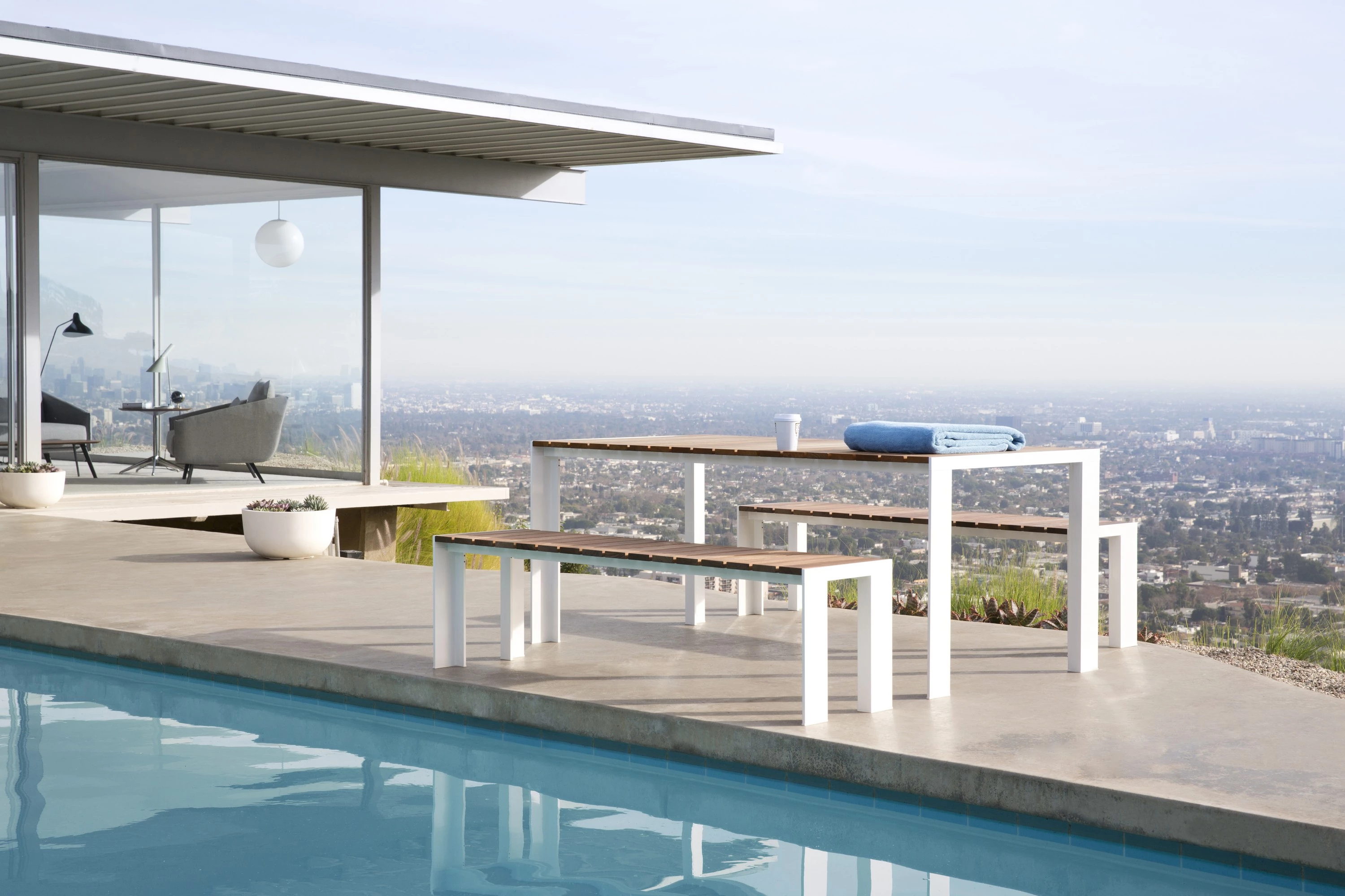 洛杉矶地标 · STUA 和 Pierre Koenig 的梦幻玻璃屋-12