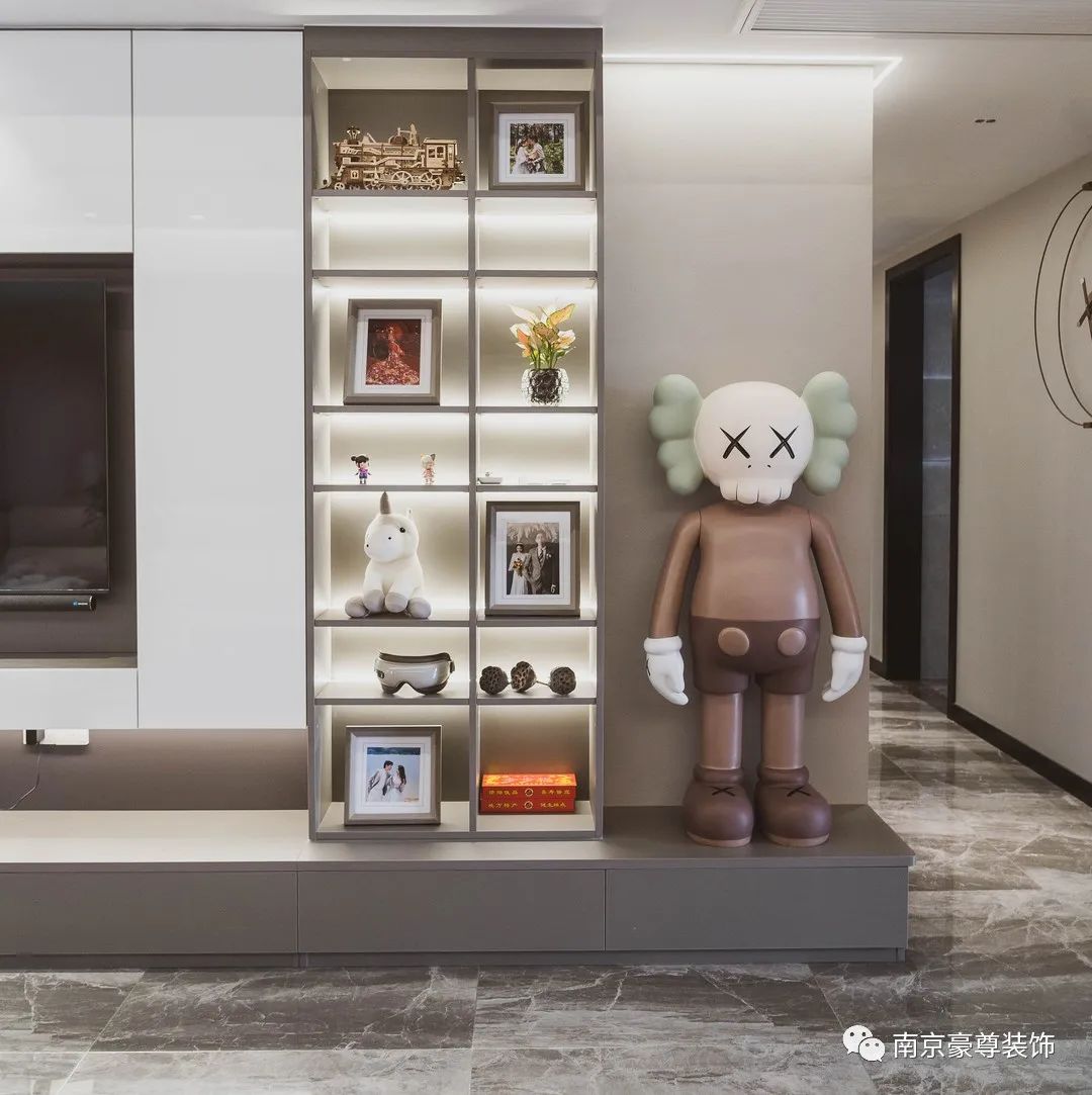 万达荣府豪尊装饰设计实景对比,尊贵尺度诠释舒适生活-18