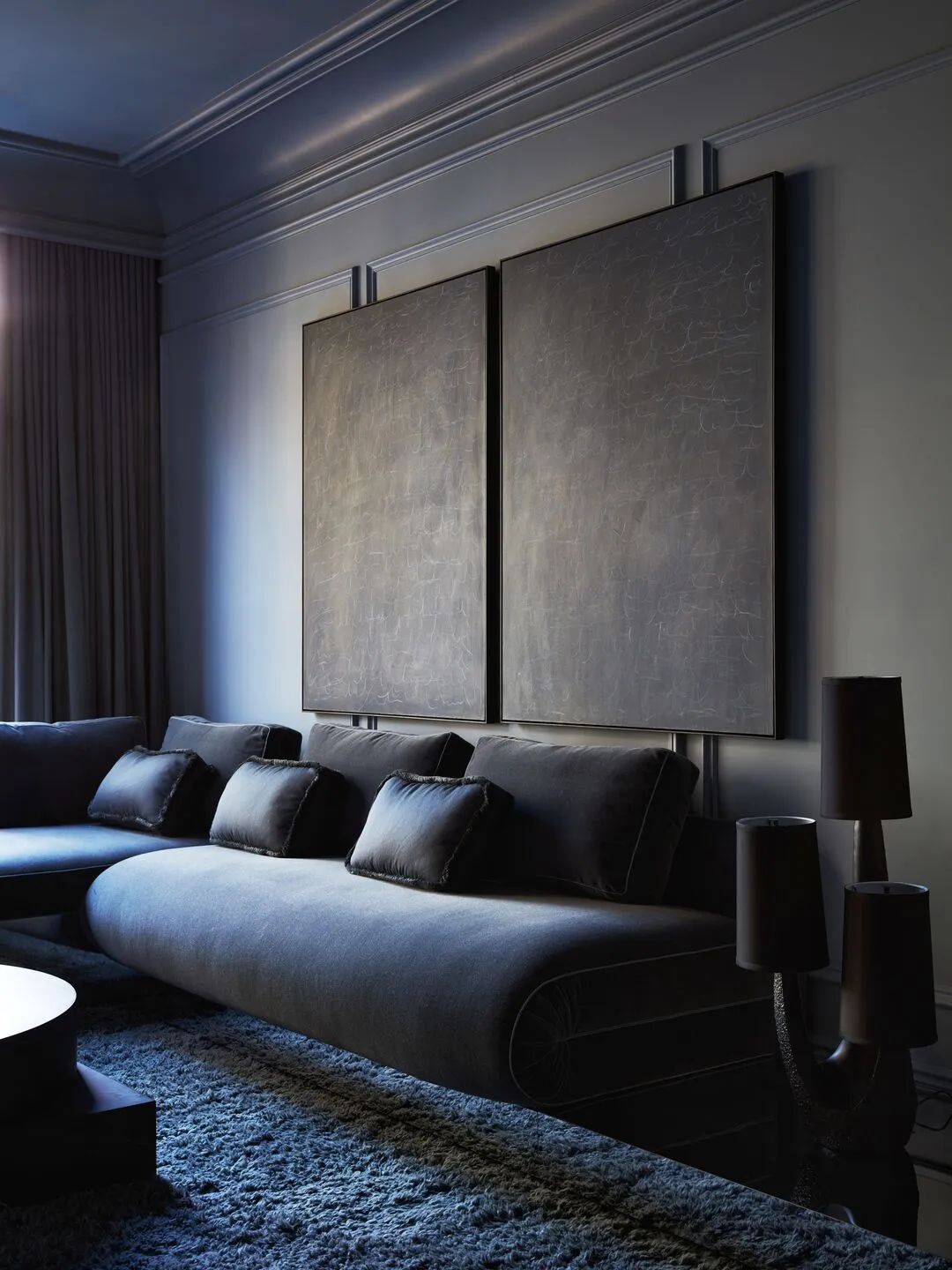 黑暗与暴风雨褐砂石丨美国新泽西丨水晶辛克莱设计-22