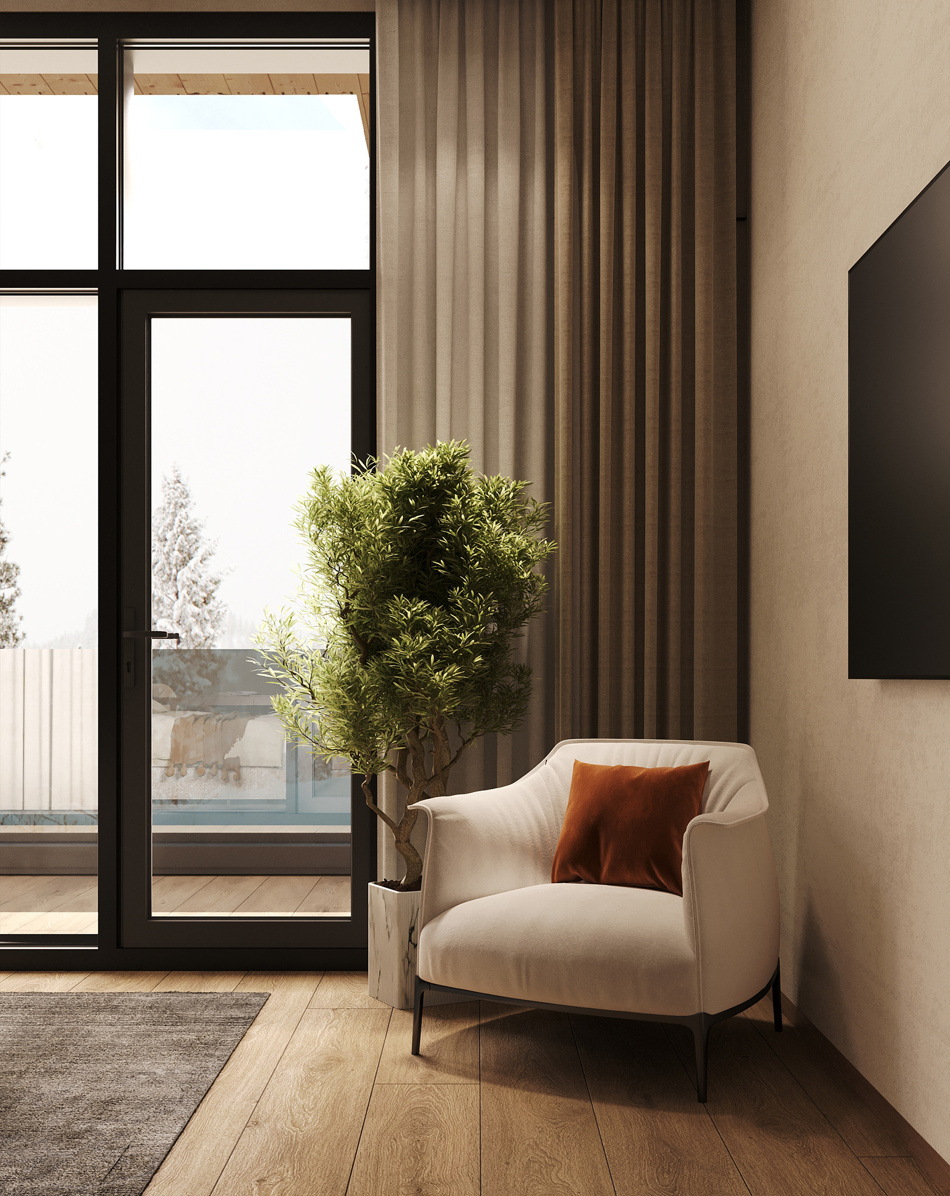 山区（注：MOUNTAINIA可能是生造词，推测为山区相关意思），私人住宅-77