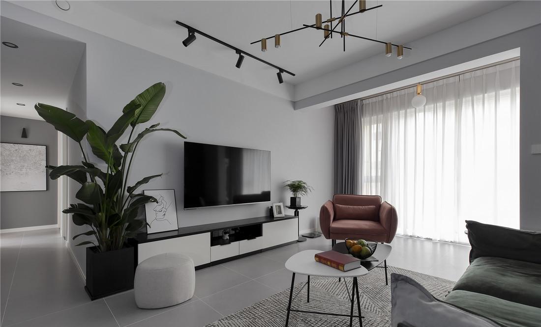 成都郫都 102㎡北欧风家居,浪漫粉灰打造舒适生活空间-12